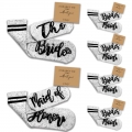 GroomBrideGifts Bridal Sock Gift, Bride Bridesmaid Maid of Honor Matron of Honor Gifts.
